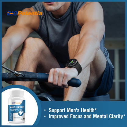 Horny Goat Weed + Tongkat Ali, Supports Men's Health, Non-GMO and Gluten Free Formula - 60 Capsules